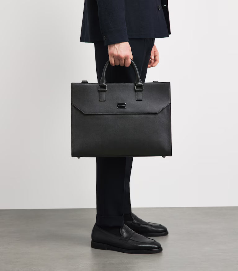Emporio Armani  Shoulder bag in Tumbled Leather