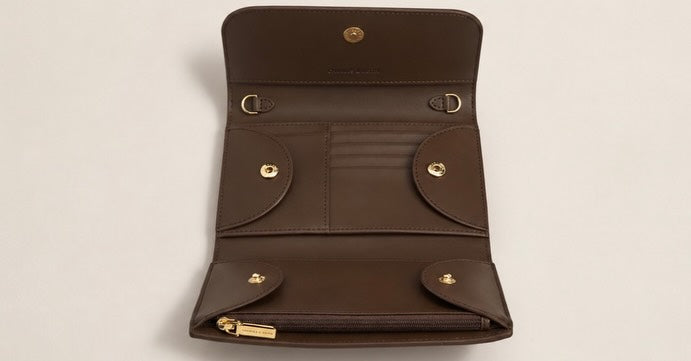 Charles & Keith  Octavia Front Flap Long Wallet