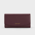 Charles & Keith  Briony Curved Flap Long Wallet